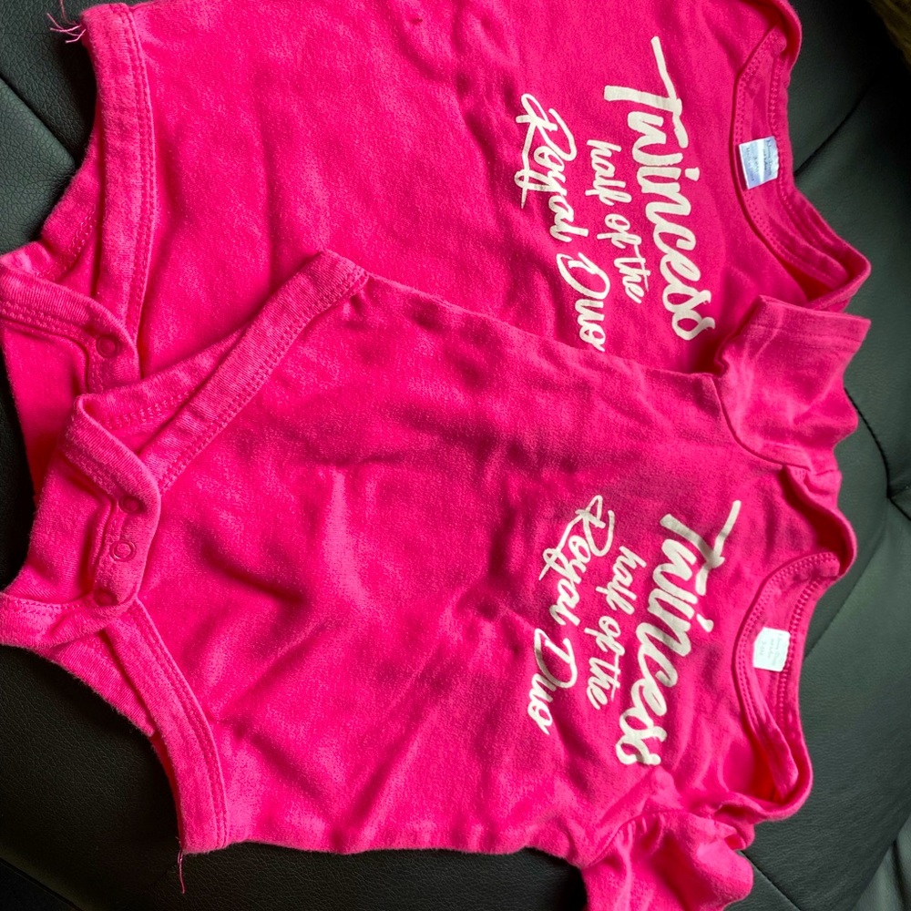 Twin Girl Onsies